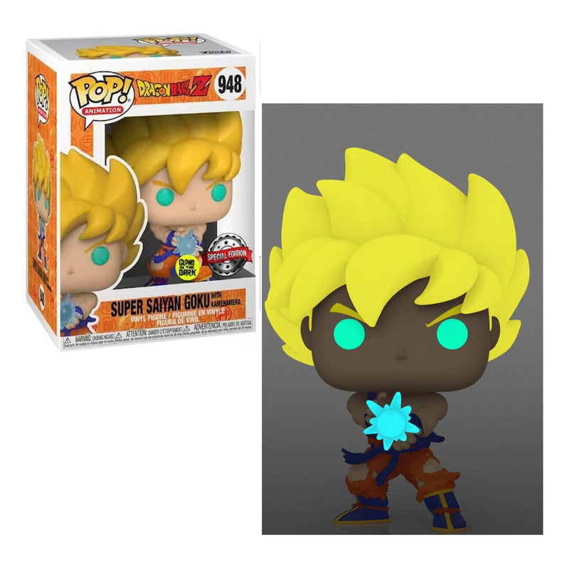 Super Saiyan Goku Glows In The Dark De Funko Pop! Animation