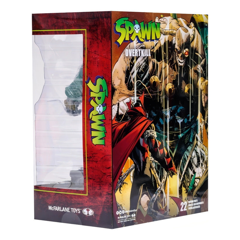 Figura De Acción Overtkill Spawn Mcfarlane Toys Con Accesorios Articulada