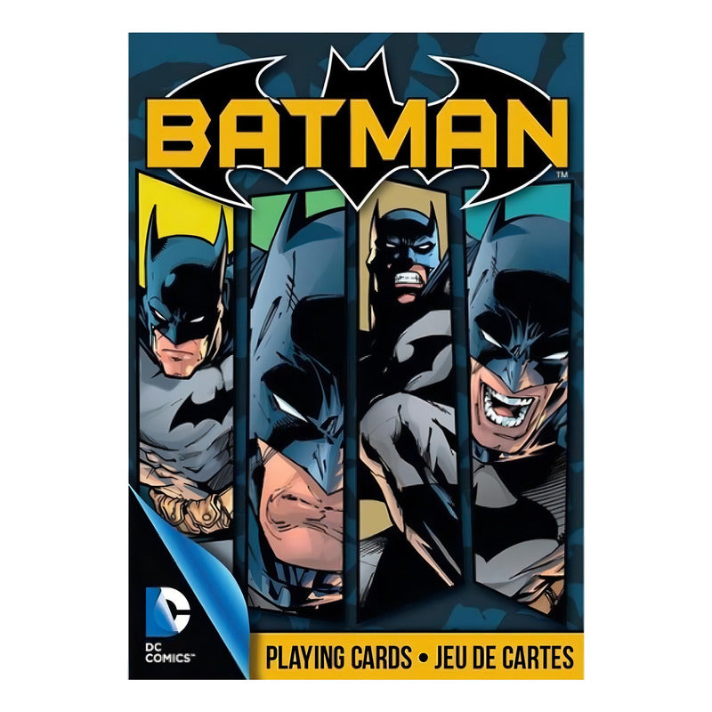 Cartas Batman Dc Comics Aquarius Baraja Naipes Poker Negro