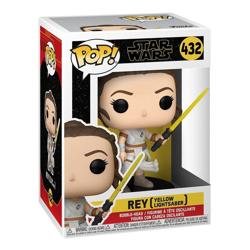Funko Pop, Rey Yellow Lightsaber - 432 - Star Wars Variante