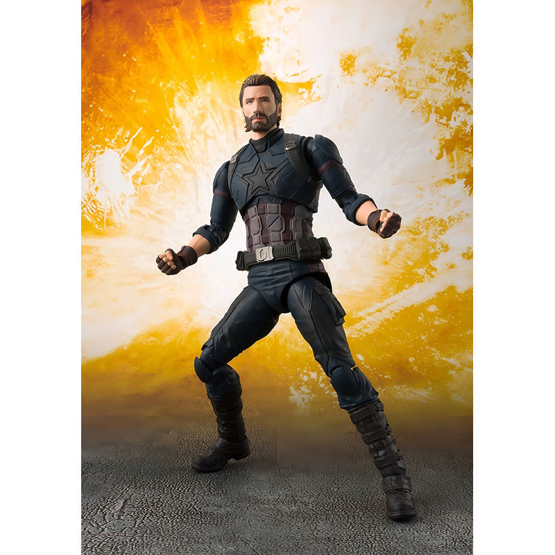 Figura Articulada Bandai Captain America Avengers 3 S.h. Figuarts