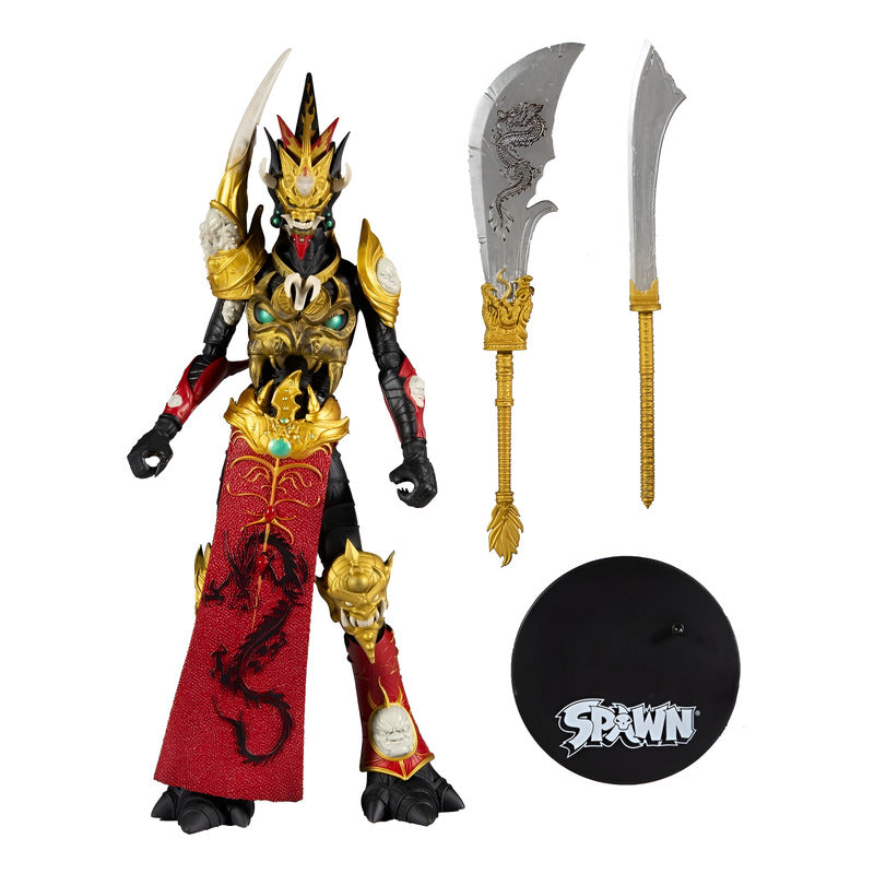 Figura De Acción De Mandarin Spawn Red Outfit - Mcfarlane Variante
