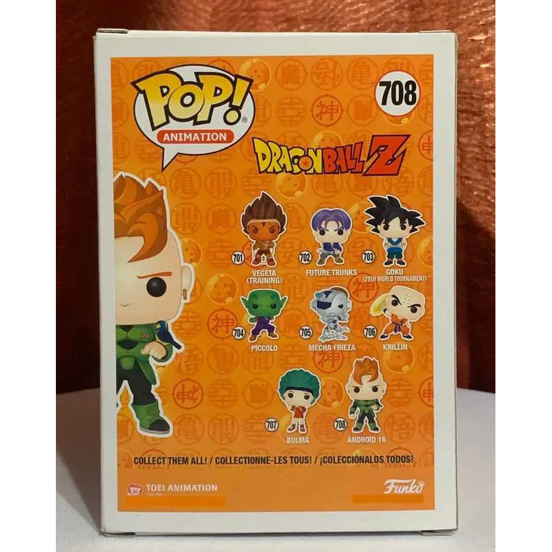Figura De Acción Funko Pop! De Android 16, Coleccionable De Dragon Ball Z