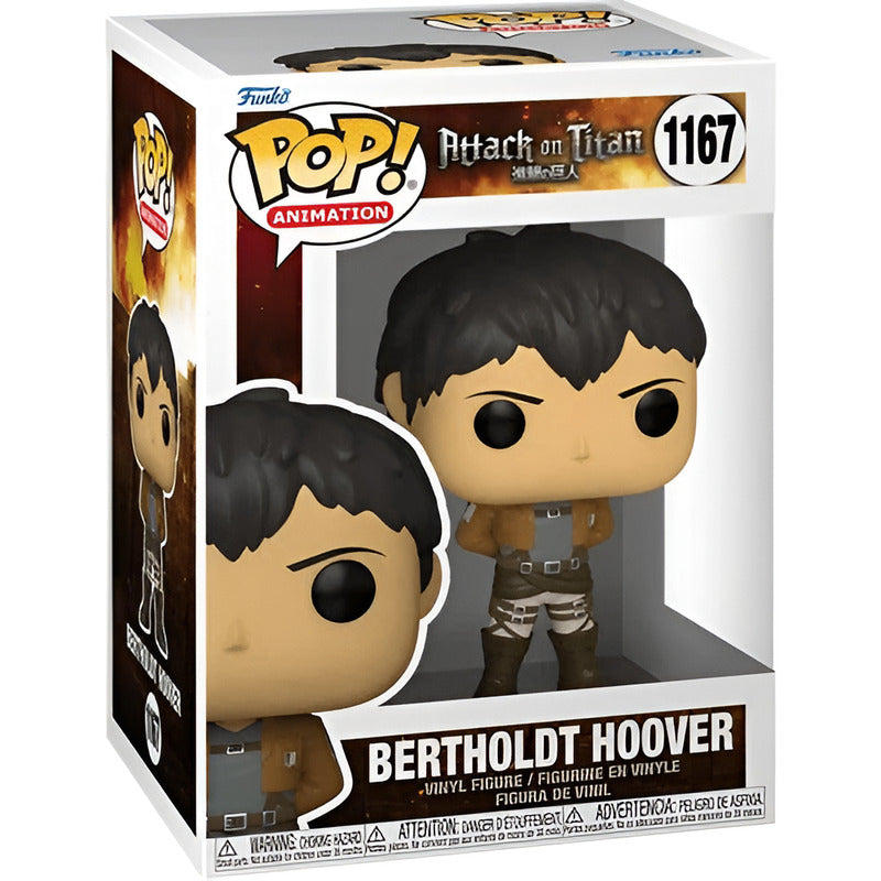 Figura Funko Pop, Bertholdt Hoover - Attack On Titan - 1167 Variante