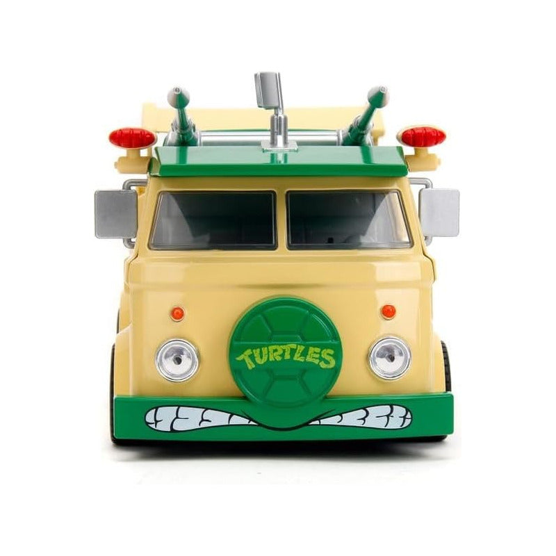 Jada Toys Vehículo Donatello & Party Wagon Escala 1:24 Las T Verde
