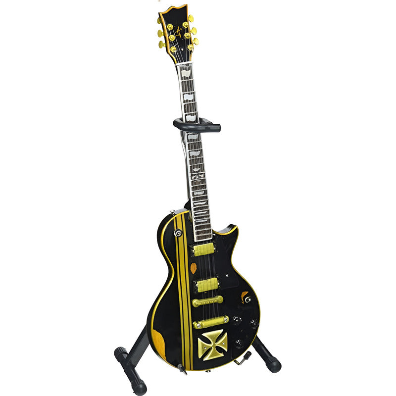Mini Guitarra James Hetfields Maltese Cross - Axe Heaven Negro Guitarra