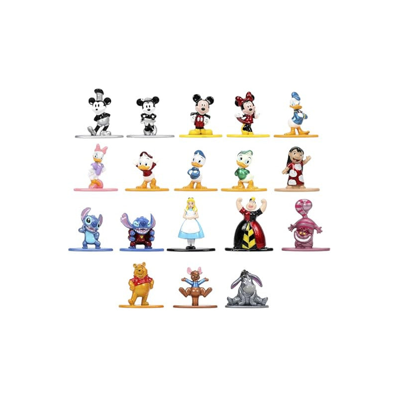 Pack De 18 Minifiguras Disney Nano Metalfigs - Jada Nano Metalfigs Disney