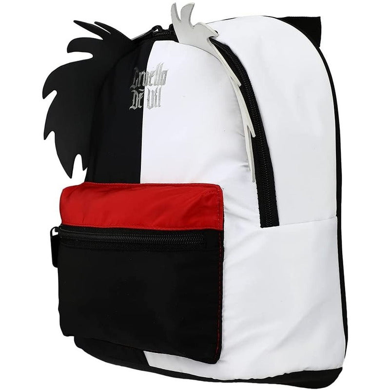 Mochila Cruella De Vil Disney - Mini Bioworld Negro