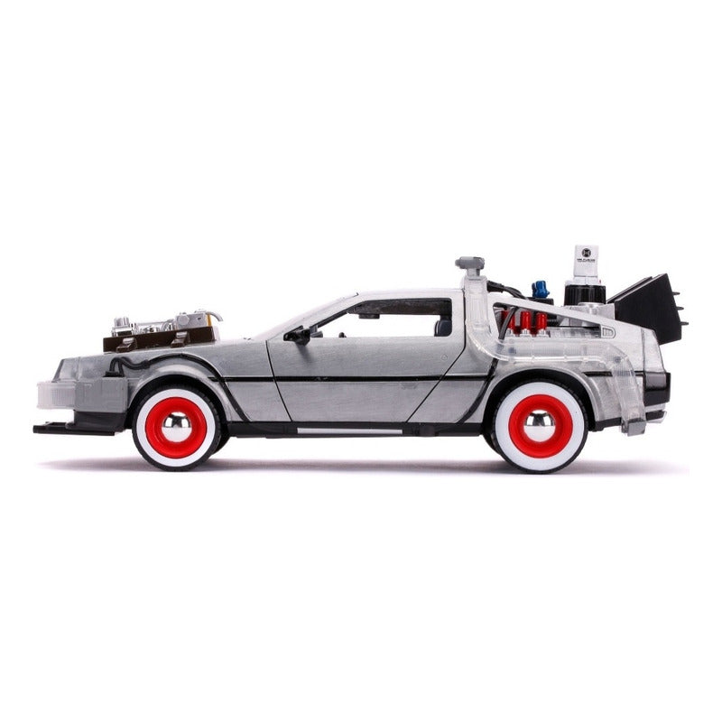 Auto Delorean 1:24 Volver Al Futuro Iii Jada Coleccionable Gris