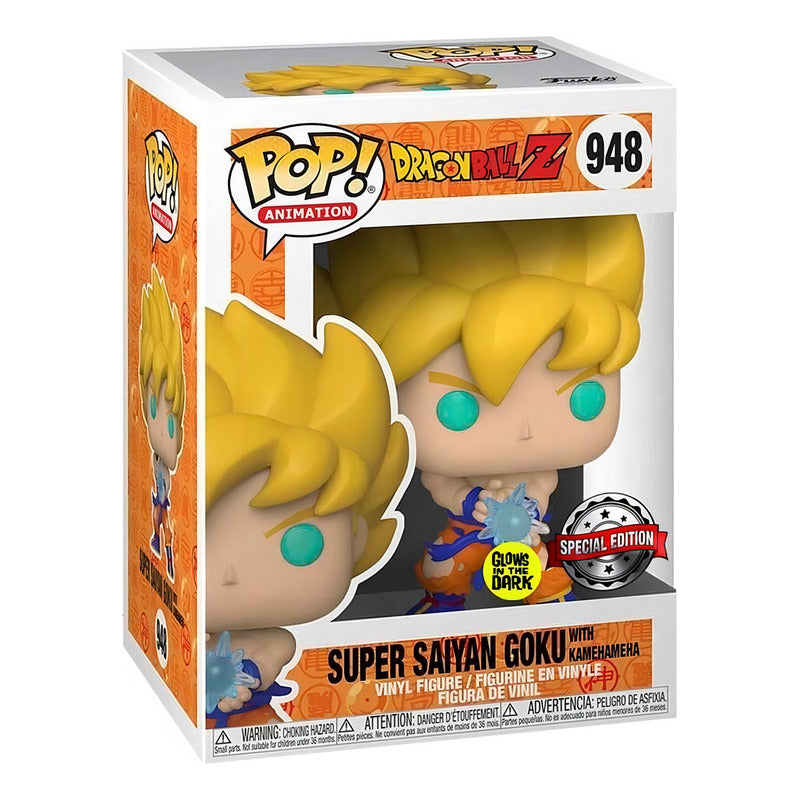 Super Saiyan Goku Glows In The Dark De Funko Pop! Animation