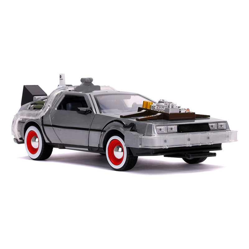 Auto Delorean 1:24 Volver Al Futuro Iii Jada Coleccionable Gris