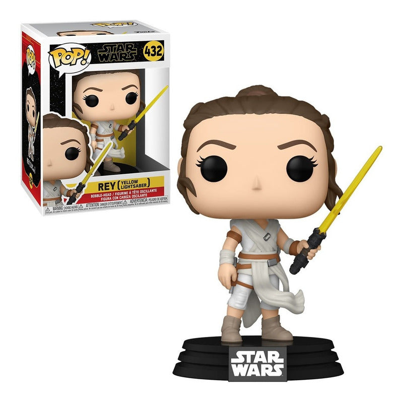 Funko Pop, Rey Yellow Lightsaber - 432 - Star Wars Variante