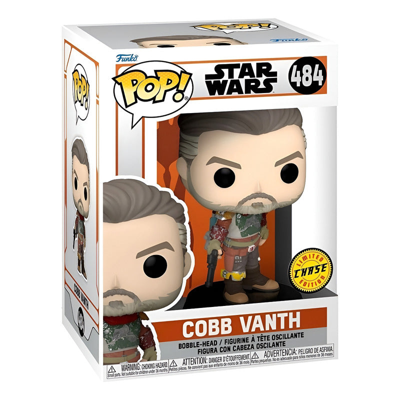 Figura Funko Pop, Cobb Vanth - Star Wars - 484 Chase Variante