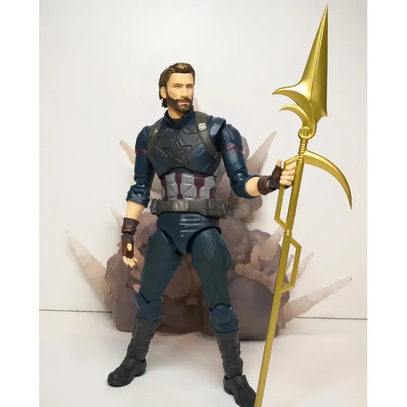 Figura Articulada Bandai Captain America Avengers 3 S.h. Figuarts