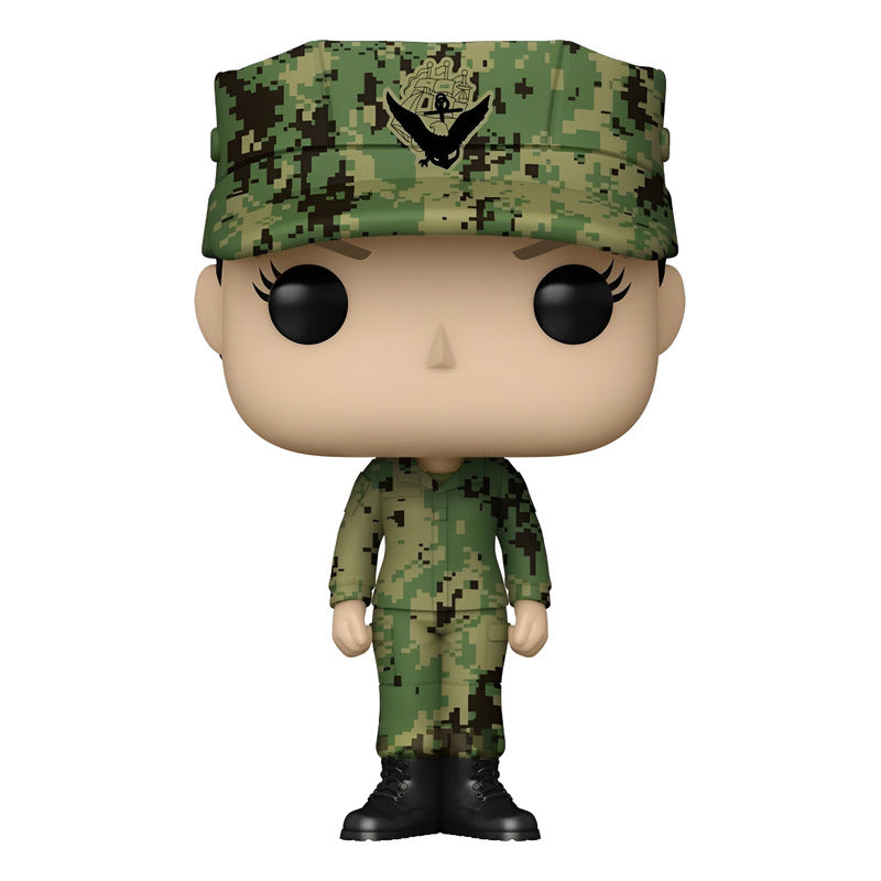 Funko Pop, Marino Eeuu Female Blanca (uniforme De Trabajo) Variante