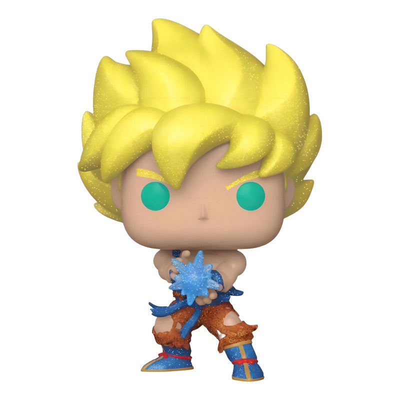 Figura De Acción Super Saiyan Goku With Kamehameha/diamond Collection De Funko Pop! Animation