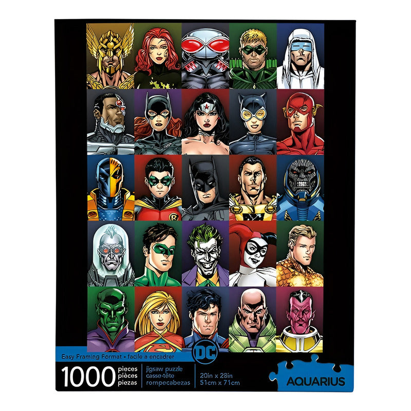 Puzzle Dc Comics Faces - 1,000 Piezas - Aquarius Variante