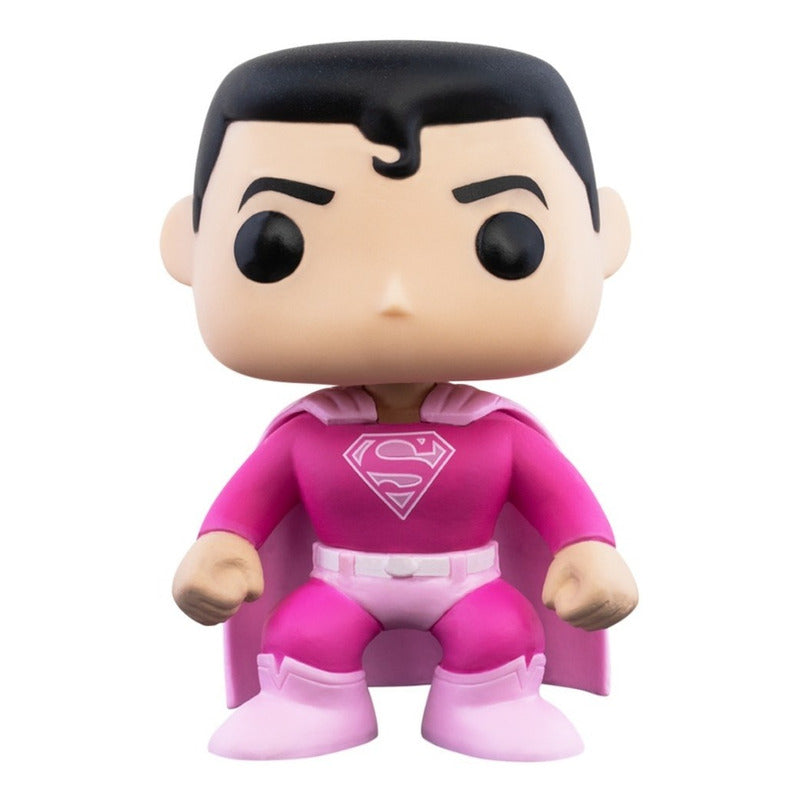 Figura De Acción Funko Pop! Heroes Superman Conciencia Del Cáncer De Mama
