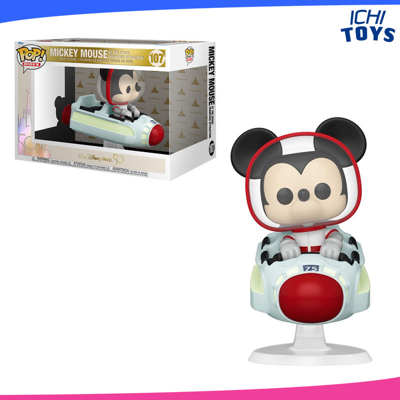 Funko Pop Mickey Mouse #107 Montaña Espacial Disney Original Color Mickey Mouse #107 / Disney World 50 Aniversario