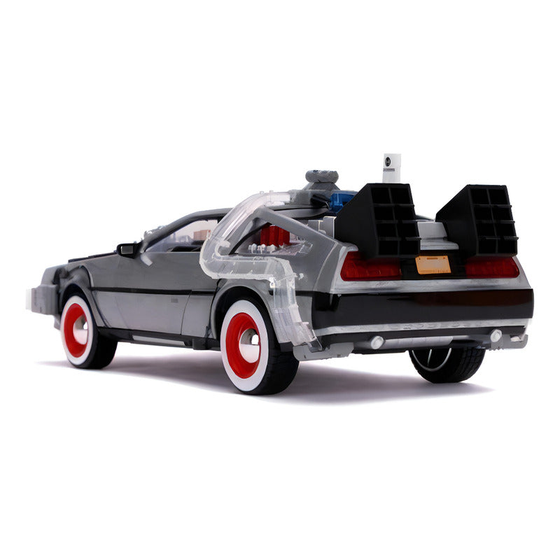 Auto Delorean 1:24 Volver Al Futuro Iii Jada Coleccionable Gris