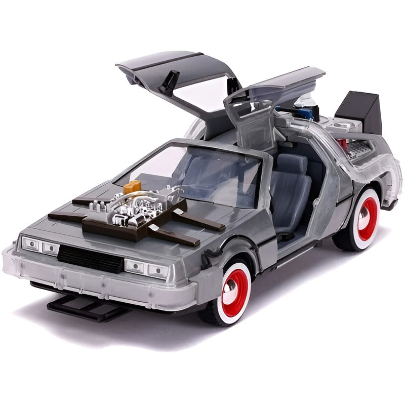 Auto Delorean 1:24 Volver Al Futuro Iii Jada Coleccionable Gris