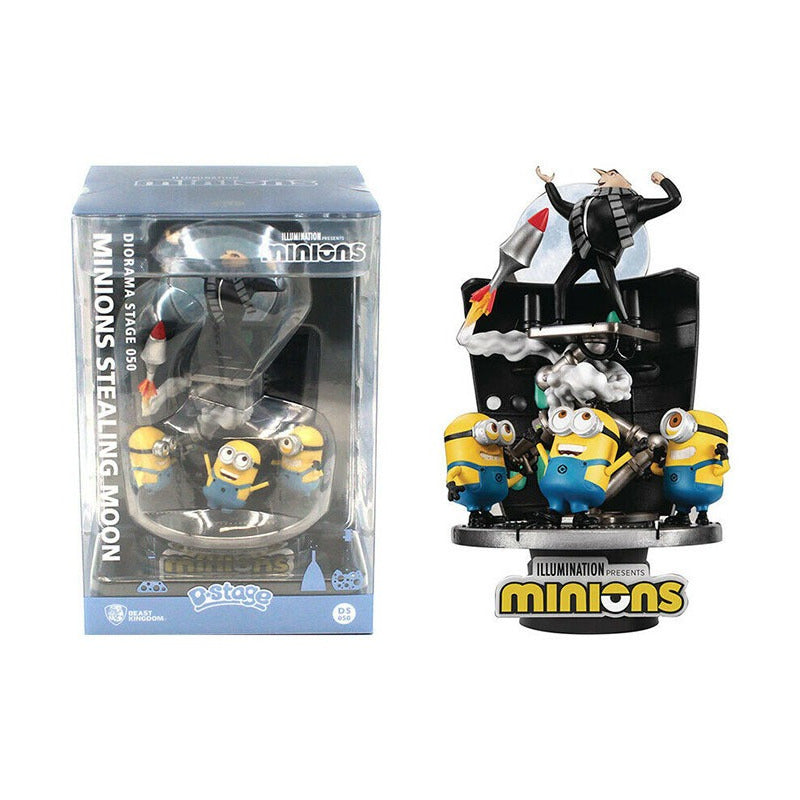 Diorama Minions De Beast Kingdom, Figura Coleccionable De 15 Cm