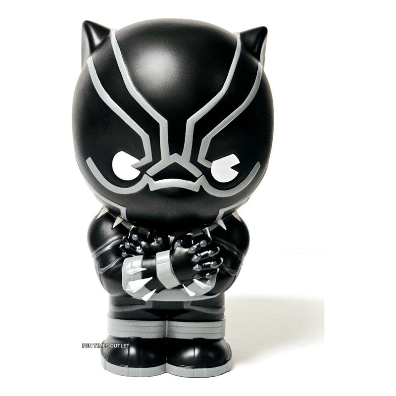 Bust Bank - Busto Alcancía Black Panther - Pvc Pantera Negra Negro Black