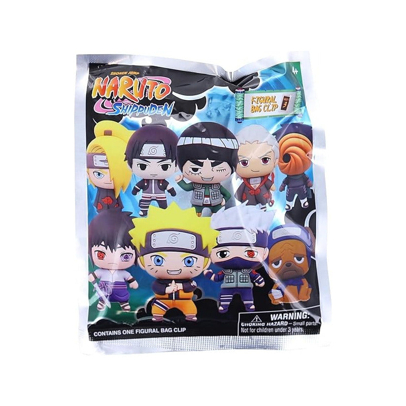 Llavero 3d Sorpresa - Naruto Shippuden - Monogram Negro Monogram  Naruto