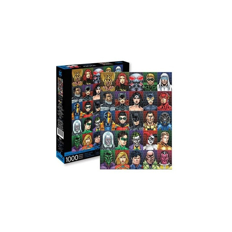 Puzzle Dc Comics Faces - 1,000 Piezas - Aquarius Variante