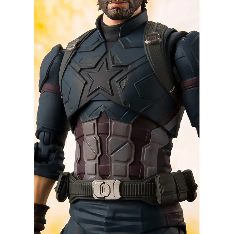 Figura Articulada Bandai Captain America Avengers 3 S.h. Figuarts