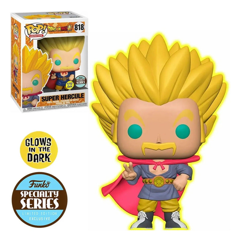 Funko Pop Dragon Ball Super Hercule Gitd Specialty +protecto