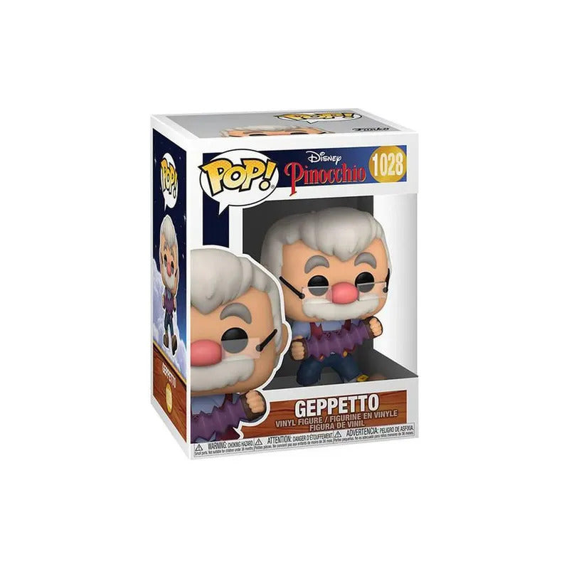 Figura Pop! Funko De Geppetto Con Acordeón  Pinocho #1028