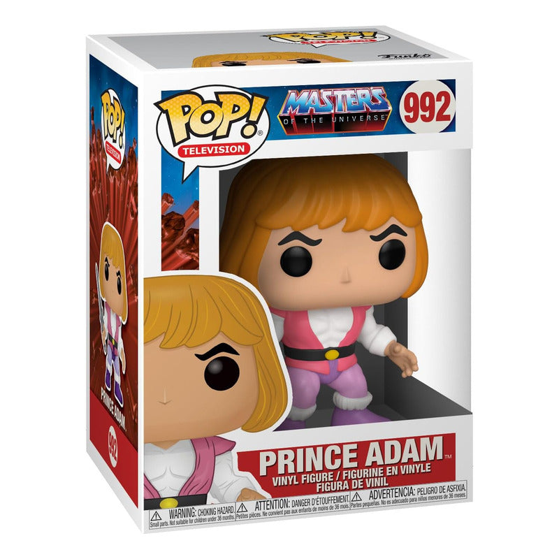 Figura Funko Pop, Prince Adam - Masters Of The Universe- 992 Variante
