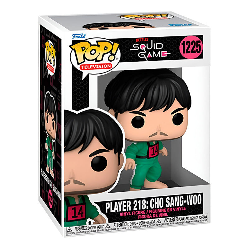 Figura Funko Pop, Cho Sang-woo - Juego Calamar Player 218  Variante
