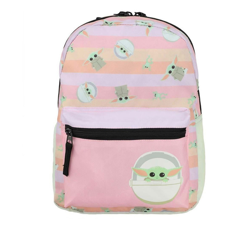 Mochila Mini The Child Grogu - The Mandalorian Bioworld Rosa