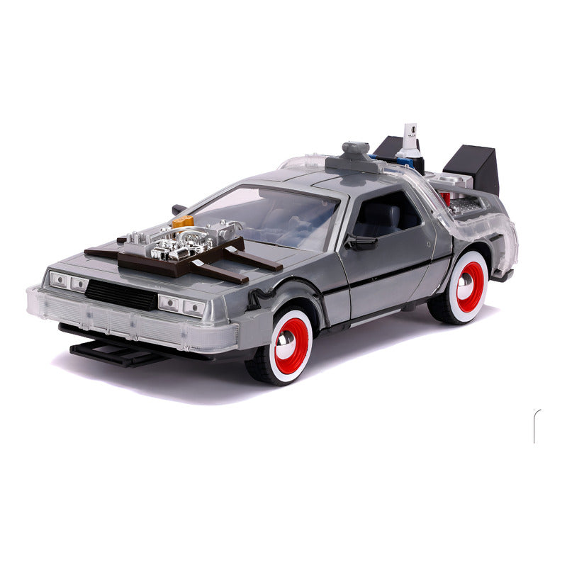 Auto Delorean 1:24 Volver Al Futuro Iii Jada Coleccionable Gris