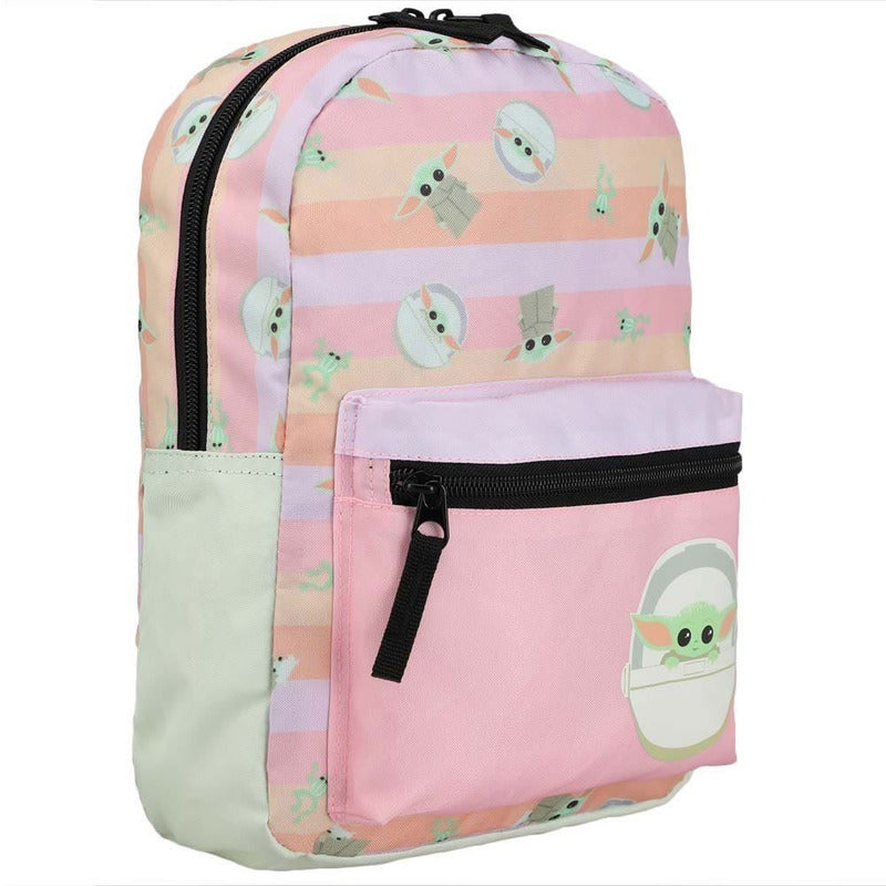 Mochila Mini The Child Grogu - The Mandalorian Bioworld Rosa