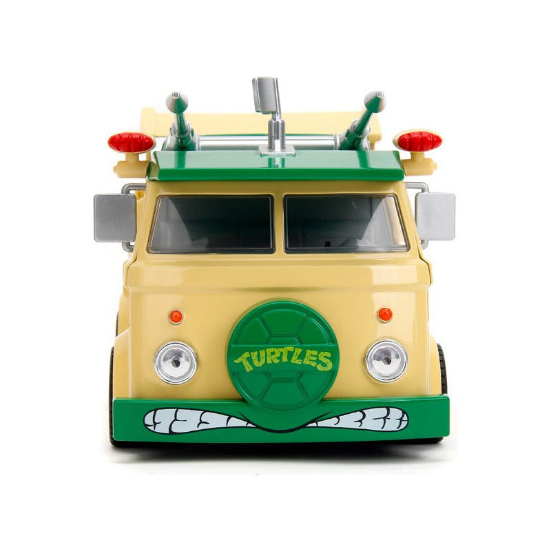 Furgón Tortugas Ninja 1:24 Más Figura Donatello Metálicos Verde Jada Nickelodeon Tortugas Ninja Wagon