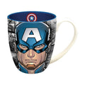 Taza Capitán América 355 Ml - Monogram Azul Capitán América