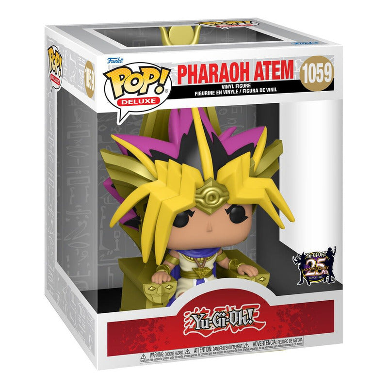 Figura Funko Pop, Pharaoh Atem 15 Cm - Yu Gi Oh 25 Th - 1059 Variante