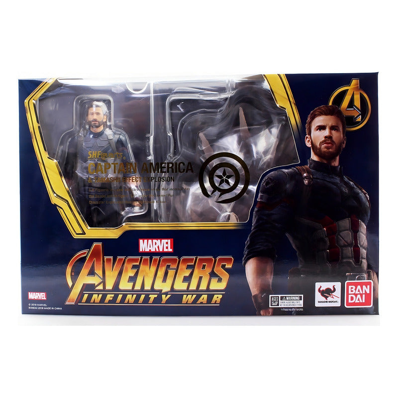 Figura Articulada Bandai Captain America Avengers 3 S.h. Figuarts