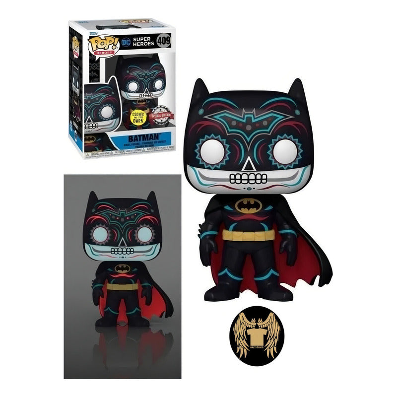 Funko Pop! Batman Dia De Los Muertos #409 Glows In The Dark