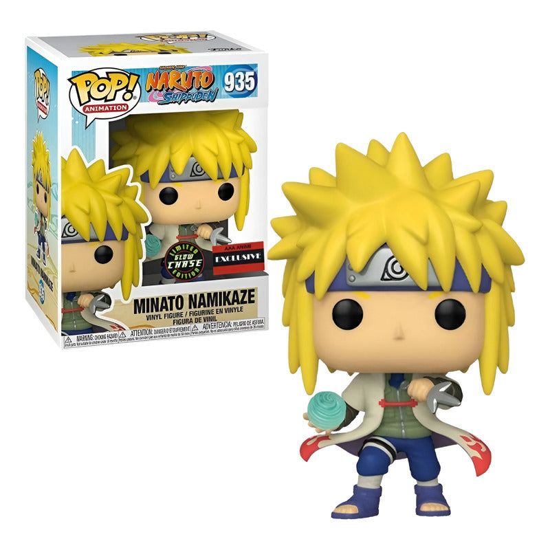 Funko Pop, Minato Namikaze - 935 - Exclusivo Aaa Anime Chase Variante