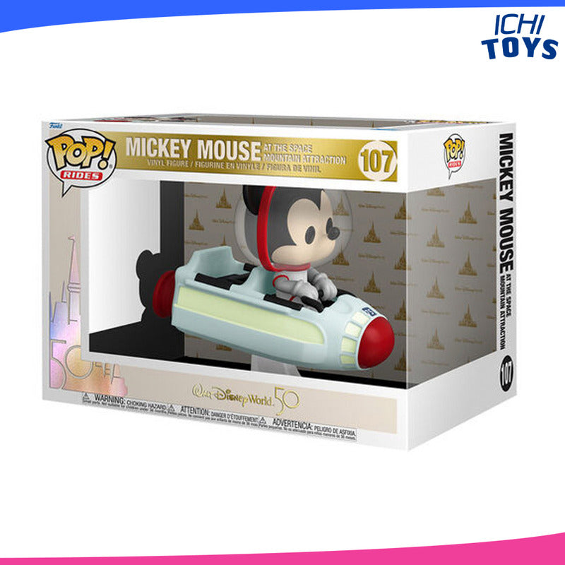 Funko Pop Mickey Mouse #107 Montaña Espacial Disney Original Color Mickey Mouse #107 / Disney World 50 Aniversario
