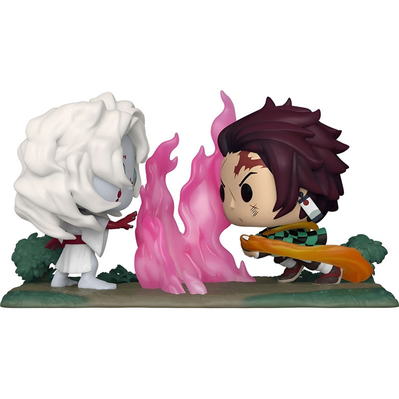 Figura Funko Pop Moment Tanjiro V/s Rui - Demon Slayer 1034 Variante