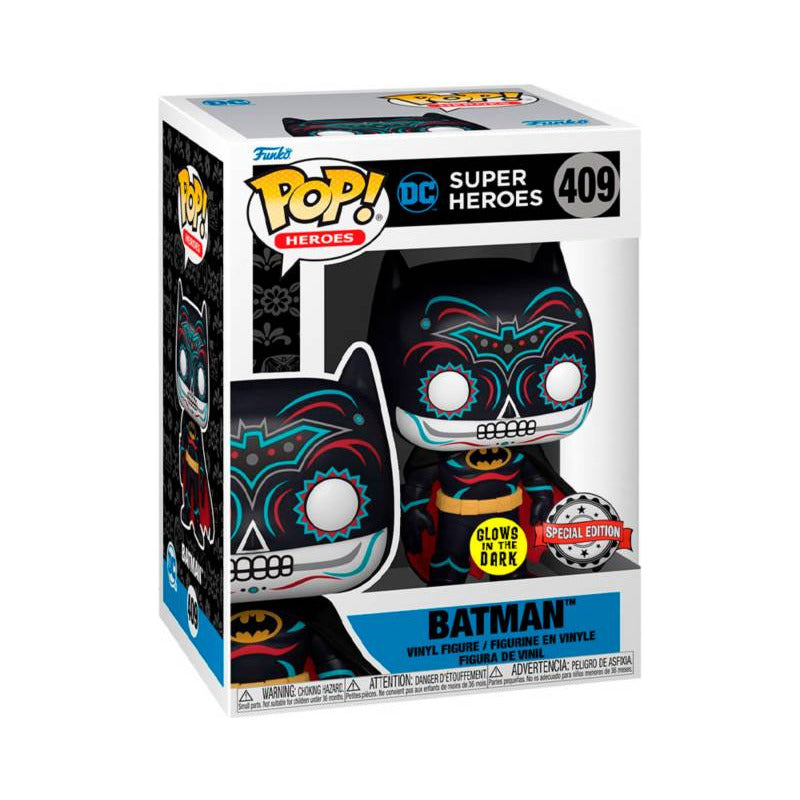 Figura Funko Pop, Batman Dia De Los Muertos N°409 Gtd Funko Funko Movie Batman