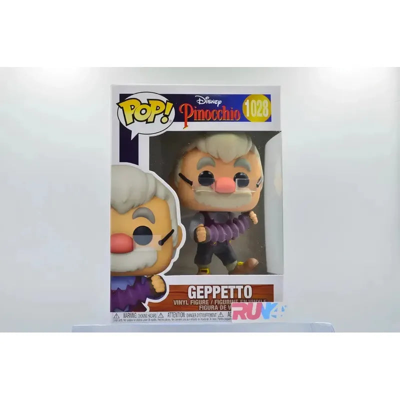Figura Pop! Funko De Geppetto Con Acordeón  Pinocho #1028