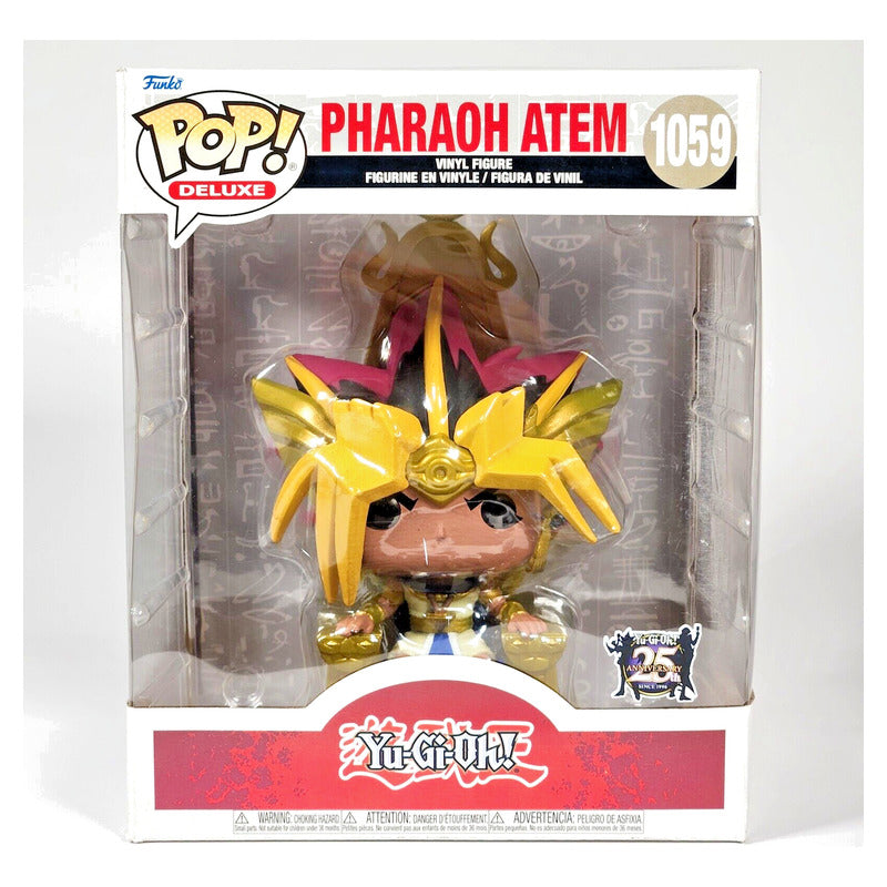 Figura Funko Pop, Pharaoh Atem 15 Cm - Yu Gi Oh 25 Th - 1059 Variante