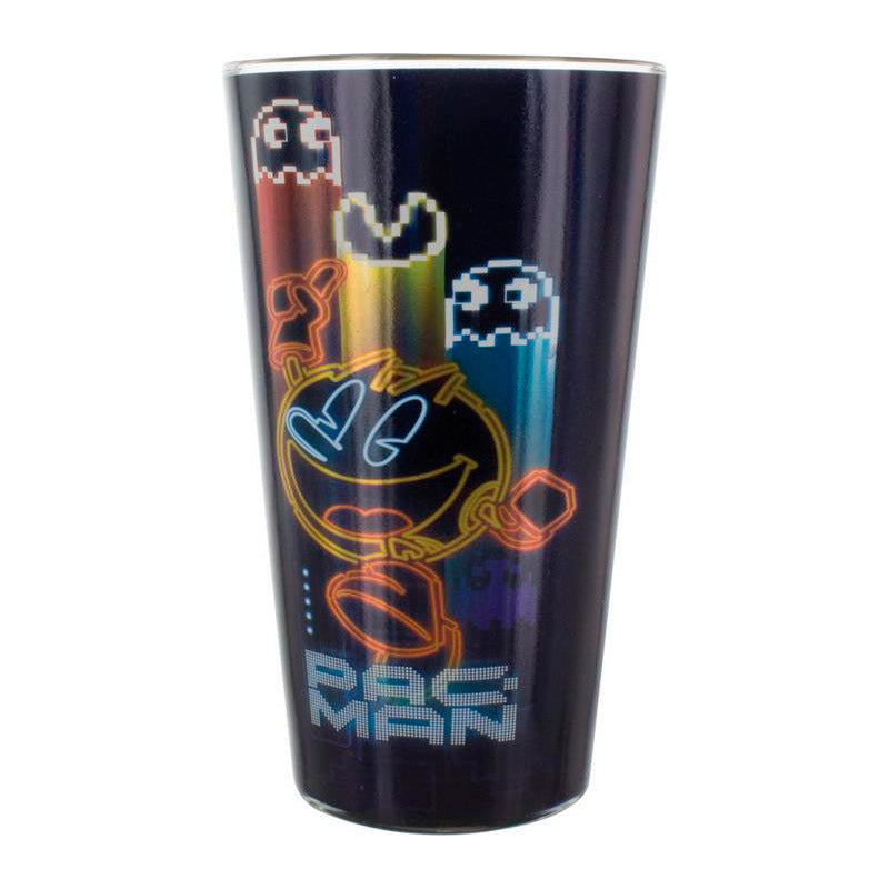 Vaso Palace Pac-man Vintage De Vidrio 300ml. Azul