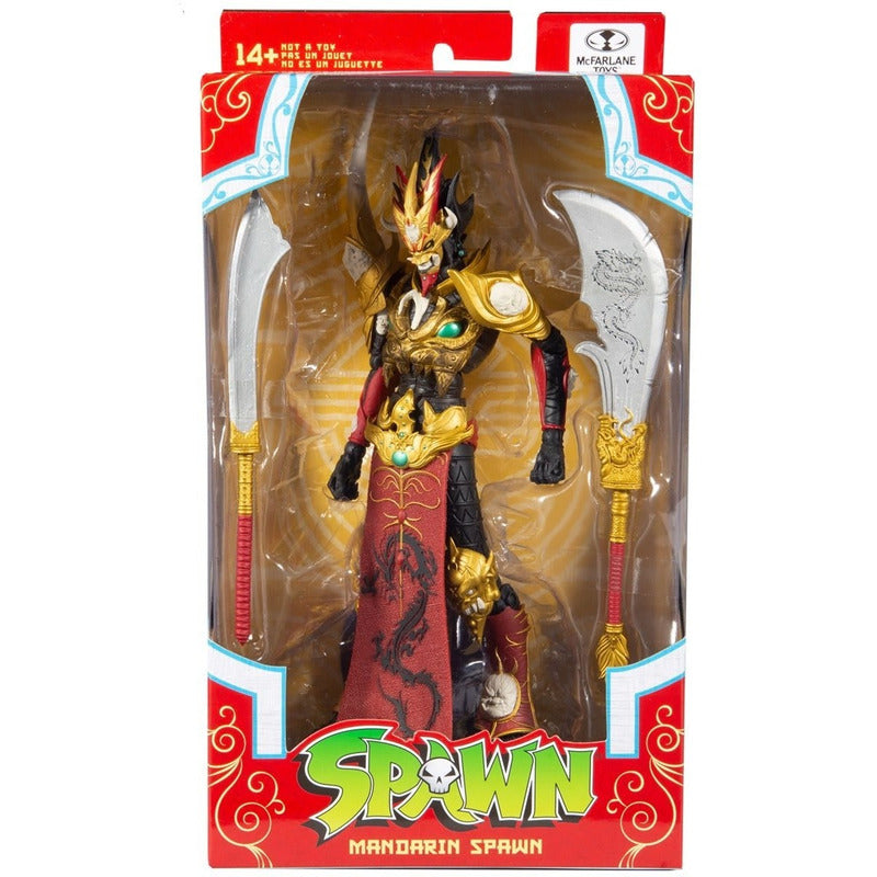 Figura De Acción De Mandarin Spawn Red Outfit - Mcfarlane Variante
